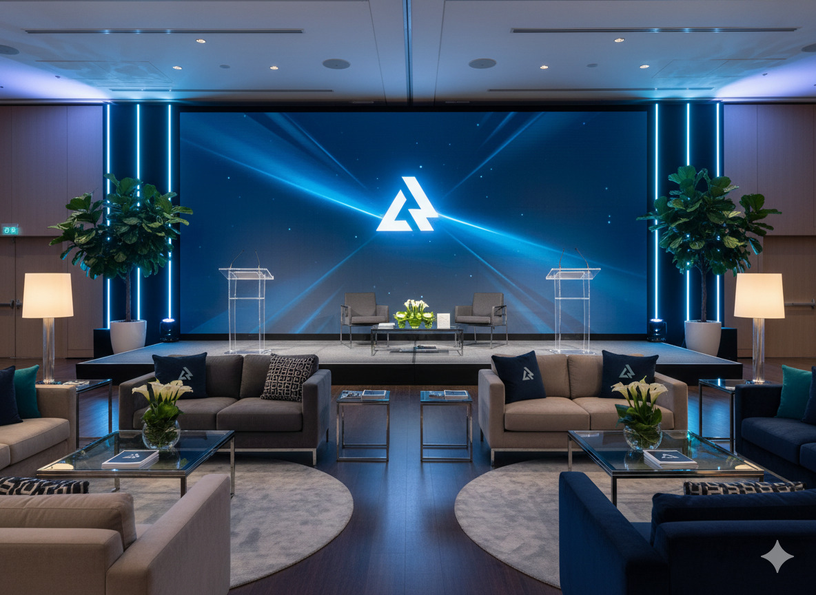 Corporate event dekoration